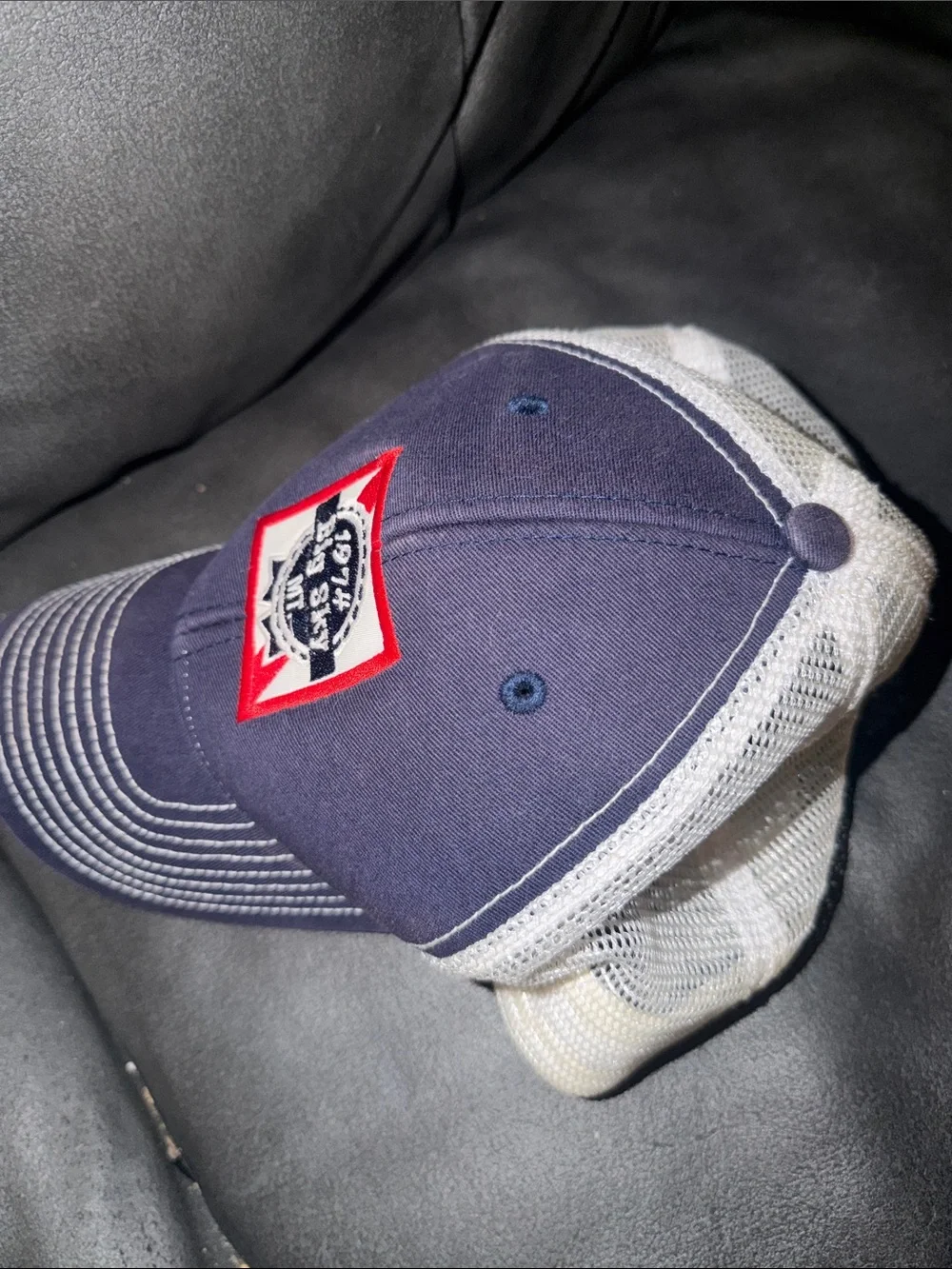 Big sky Montana pbr hat trucker mesh  Blue Baseball Cap